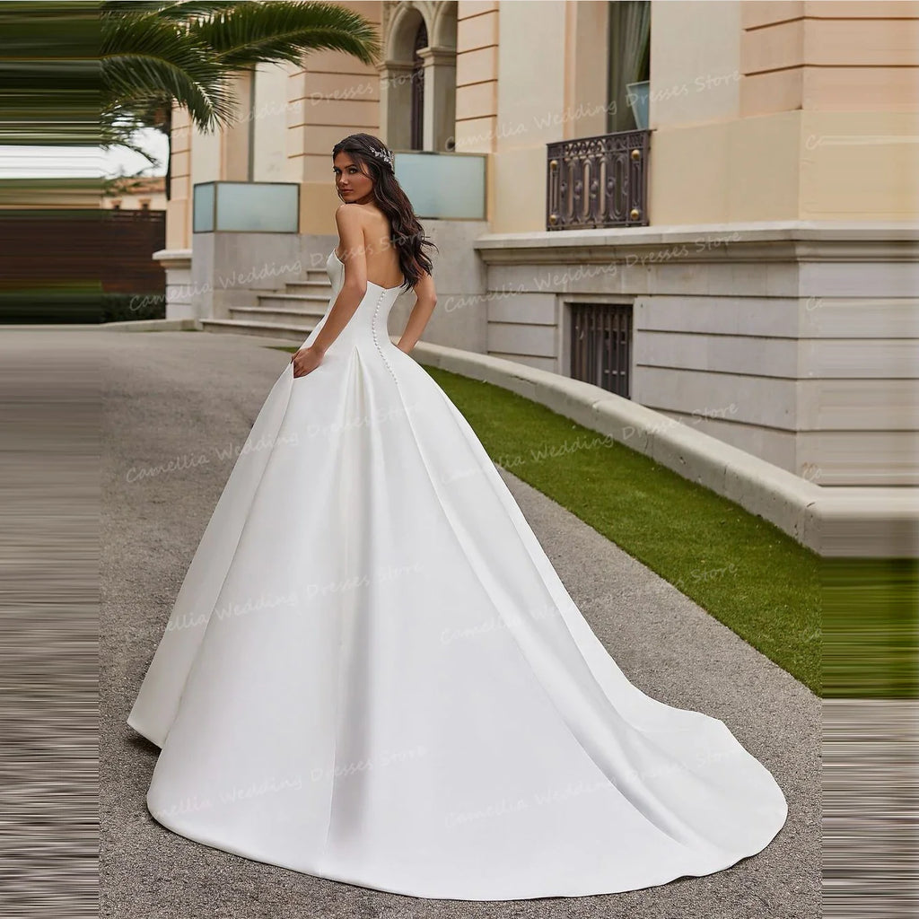 Envy NYC Envy NYC Elizabeth Satin Wedding Dress — product category context
