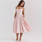 Envy NYC Envy NYC Madeline Midi A Line Dress — detail shot 9