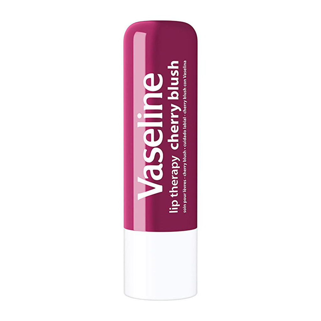 Vaseline Cherry Blush Lip Care - 48 Hour Moisturizing Lip Balm with Shea Butter for Dry, Chapped Lips