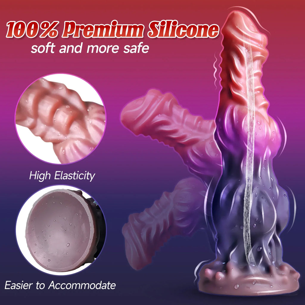 Canine Squirting Dildo – Liquid Silicone