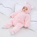 SORI STYLE Winter Hooded Baby Romper with Cute Ears — comparison shot