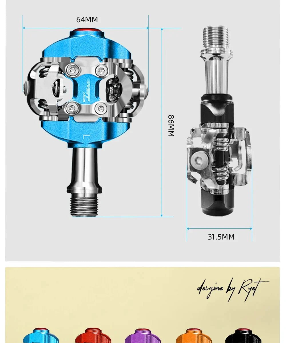 RYET MTB Clipless Pedals: Ultimate grip and control for your mountain biking adventures! 🚵🏼‍♂️