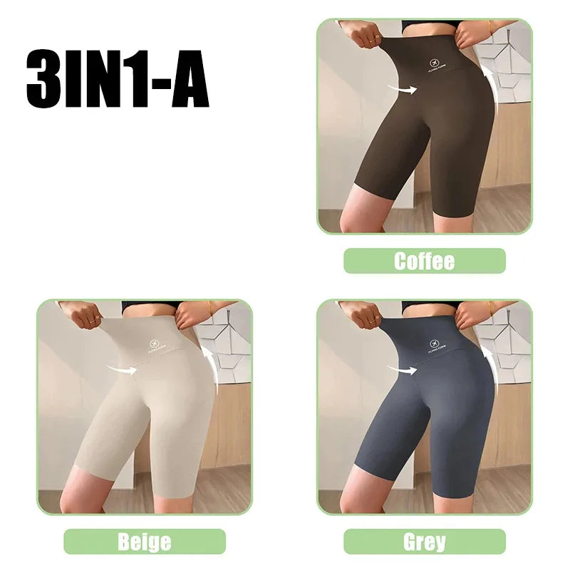 Perfecsy M-XL Women Shorts Sports Shorts For Women New Cycling Jogging Fitness High Waist Push Up Gym shorts Leggings Yoga Cl