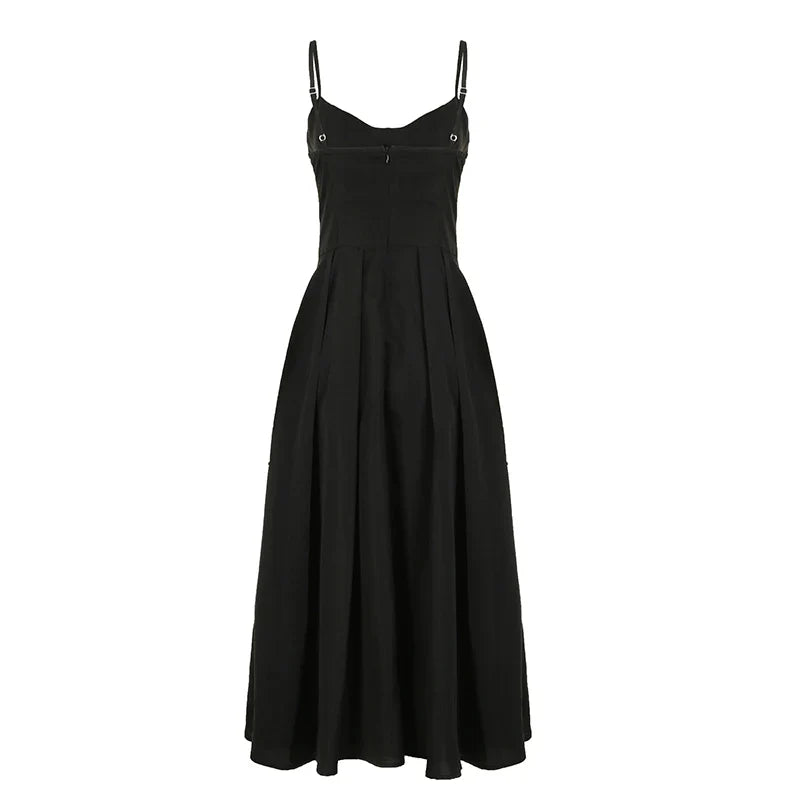 Envy NYC Envy NYC Black Corset Party Dress — detail shot 6