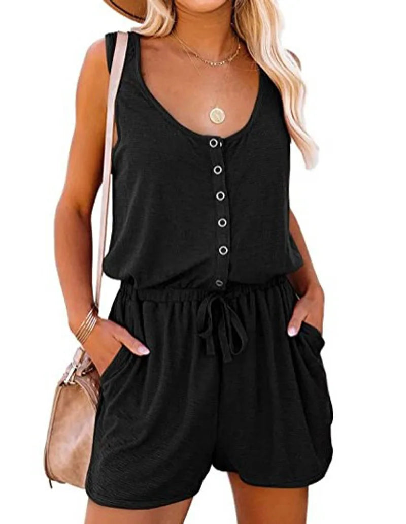 Envy NYC Casual Sleeveless Jumpsuit