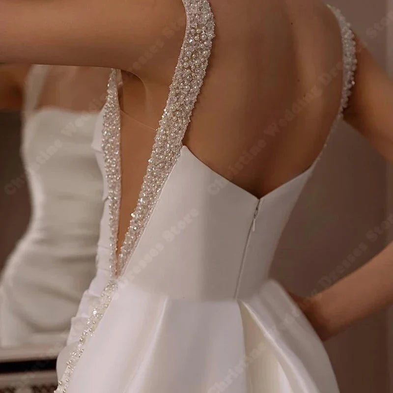 Envy NYC Envy NYC Satin Mermaid Bridal Gown — main product shot