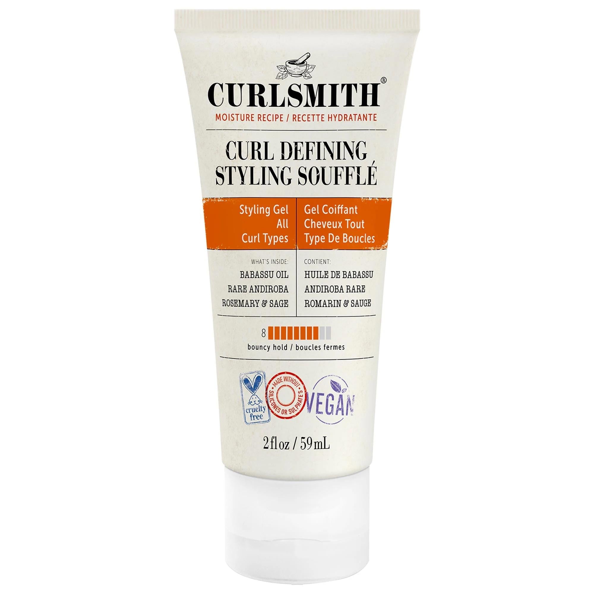 DevaCurl Curl Defining Styling Hair Souffle Gel - Vegan, Sulfate-Free, Moisturizing Curl Enhancer for Wavy, Curly & Coily Hair