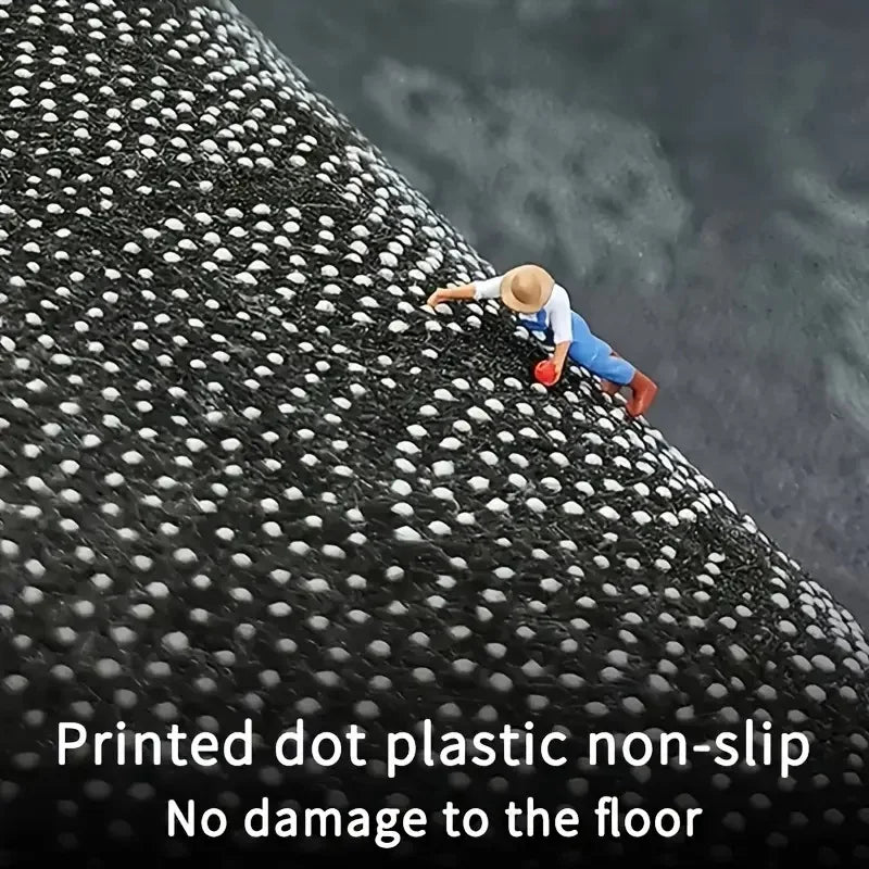 VIKAMA Long Dog Carpet Bedroom Bedside Rugs Bay Window Mat Living Room Carpet Cute Door Mat Absorbent Bathroom Carpet Home Decor