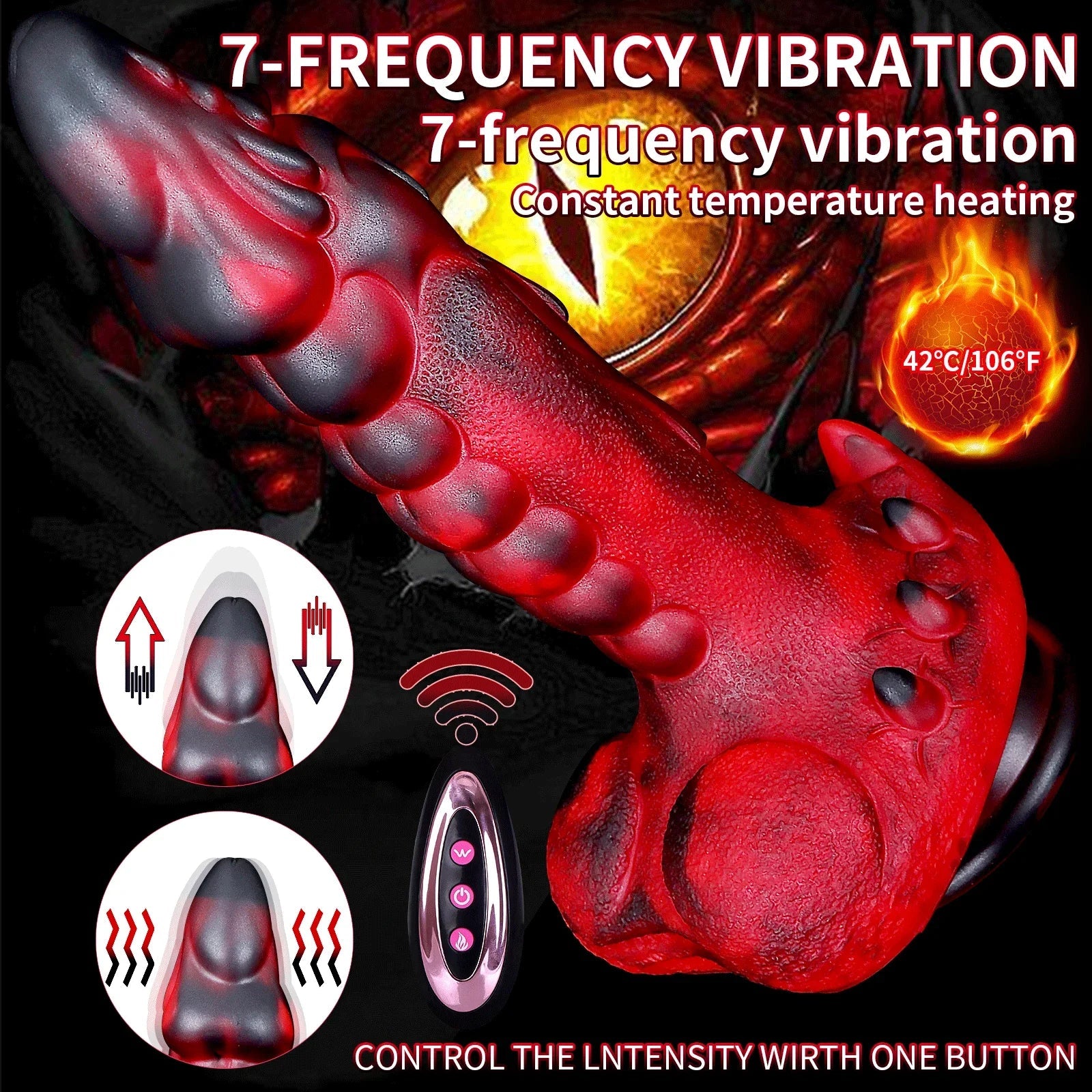 Infernal Ecstasy Dildo – Heated Vibrator