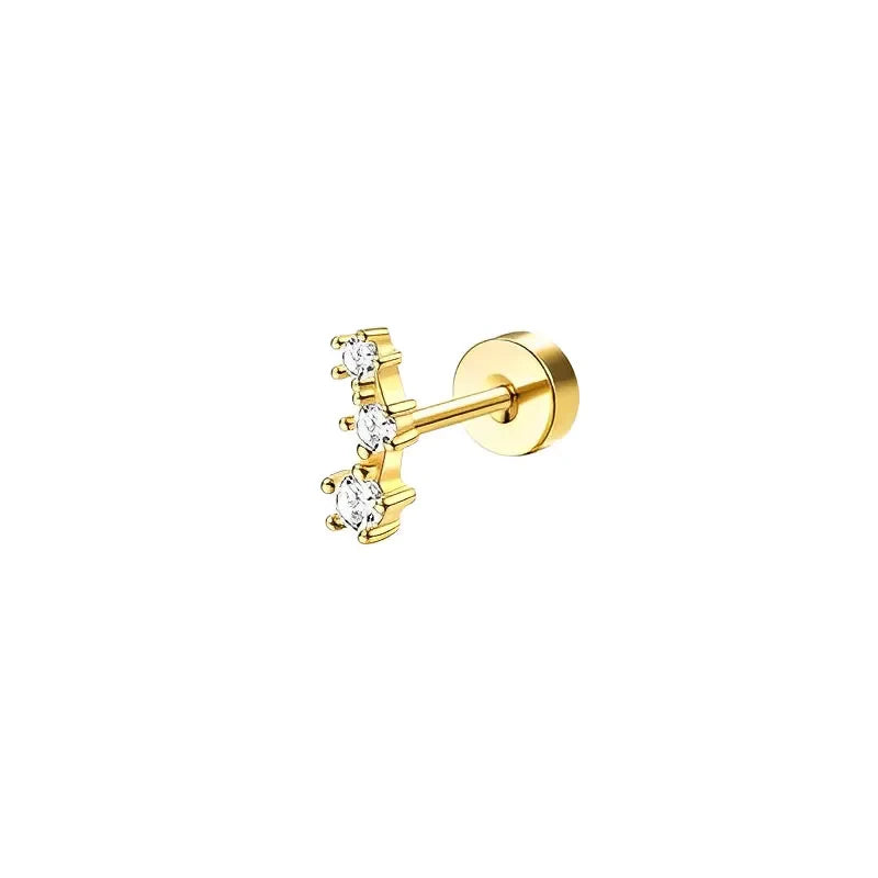 SORI STYLE Bobisty Stud Hoop Earrings — alternative angle