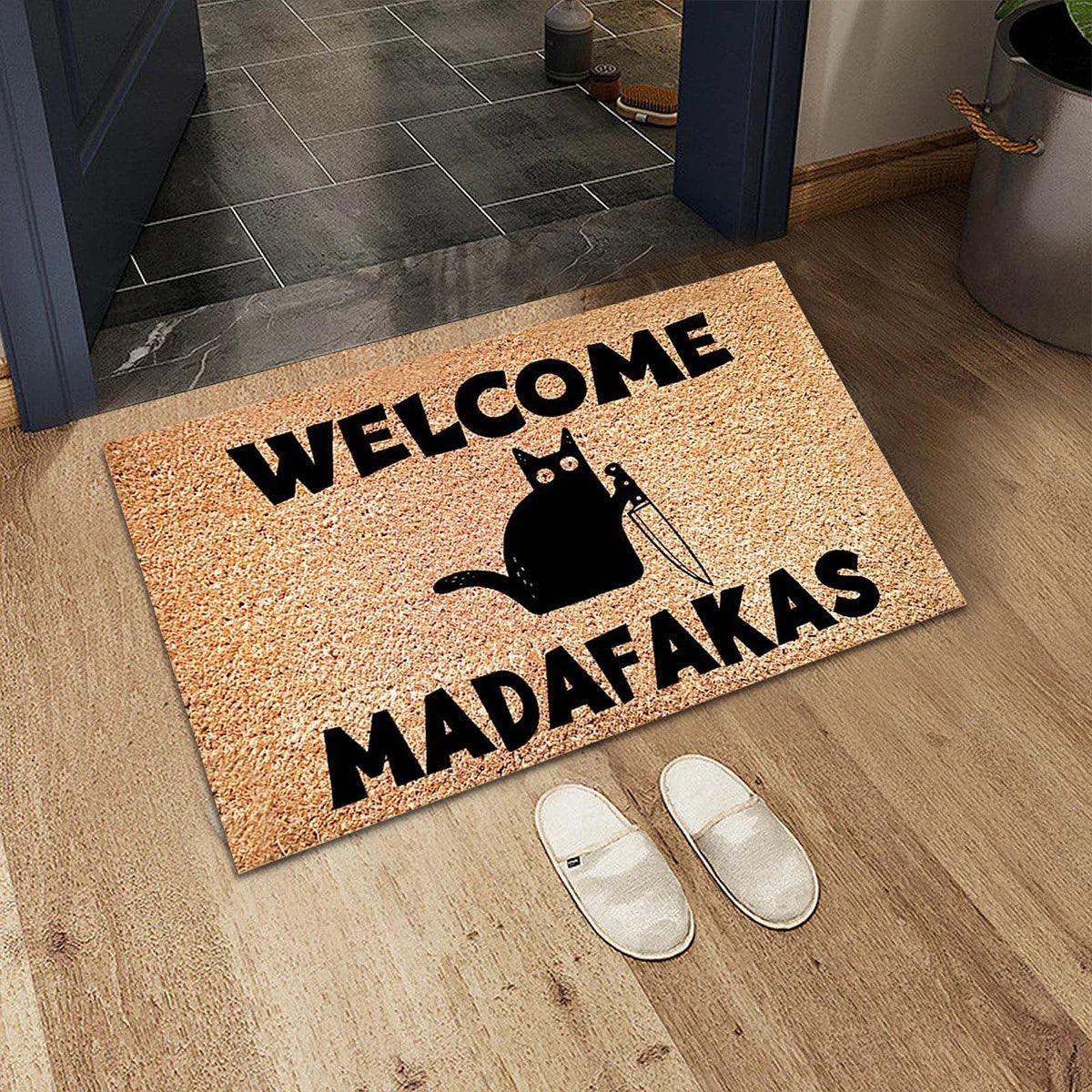 Perfecsy VIKAMA Cartoon Ins Style Crystal Velvet Anti-fouling Floor Mat Home Porch Absorbent Anti-slip Kitchen Floor Mat — in