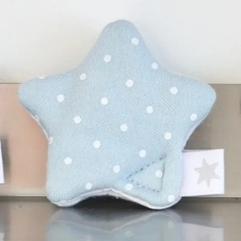 Perfecsy Y2k Japanese Earphone Decoration Accessories Handmade Fabric Star Wave Point Earphone Storage Bag Data Cable Organiz