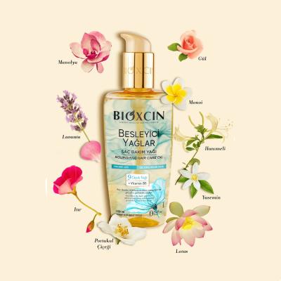 Bioxcin 9 Flower Hair Oil: Nourishing Floral Hair Care for Dry & Damaged Hair - Shine, Repair, Leave-In Conditioner