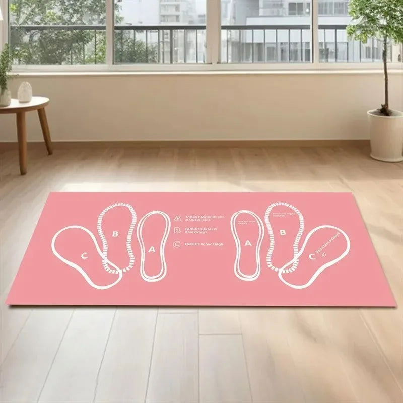 Perfecsy Yoga Door Mat Anti-Slip Noise Reduction Floor Mat Pilates Fitness Mat Home Floor Mat Indoor and Outdoor Carpet Home 