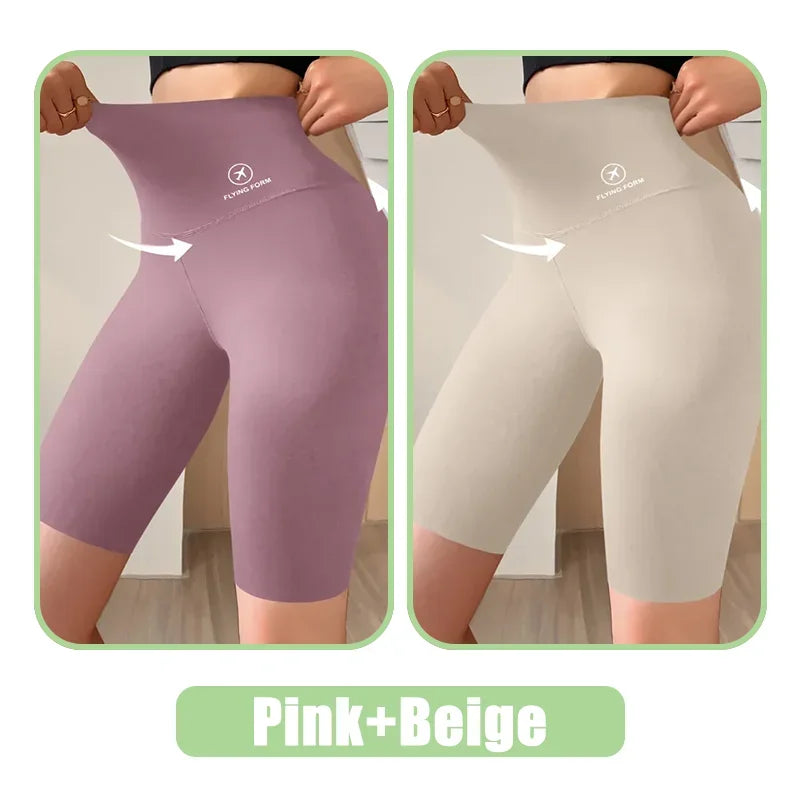 Perfecsy M-XL Women Shorts Sports Shorts For Women New Cycling Jogging Fitness High Waist Push Up Gym shorts Leggings Yoga Cl
