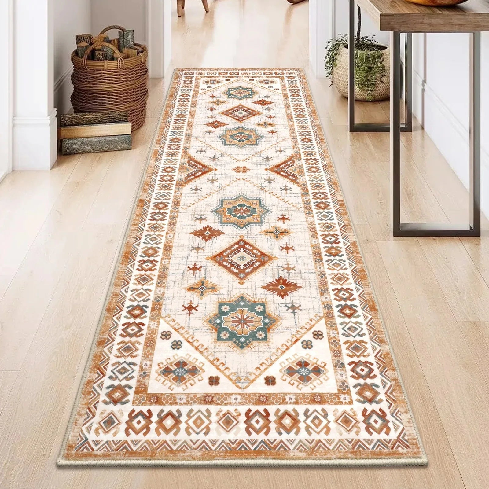 Perfecsy VIKAMA Bohemian Crystal Velvet Carpet Dirt Resistant And Easy To Care Hallway Full Carpeted Balcony Carpeted Home De