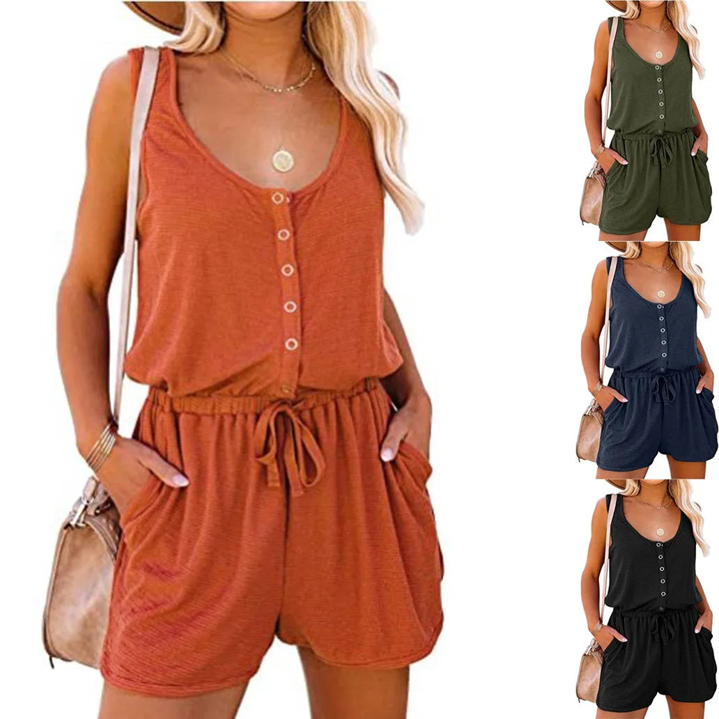 Envy NYC Envy NYC Casual Sleeveless Jumpsuit — main product shot