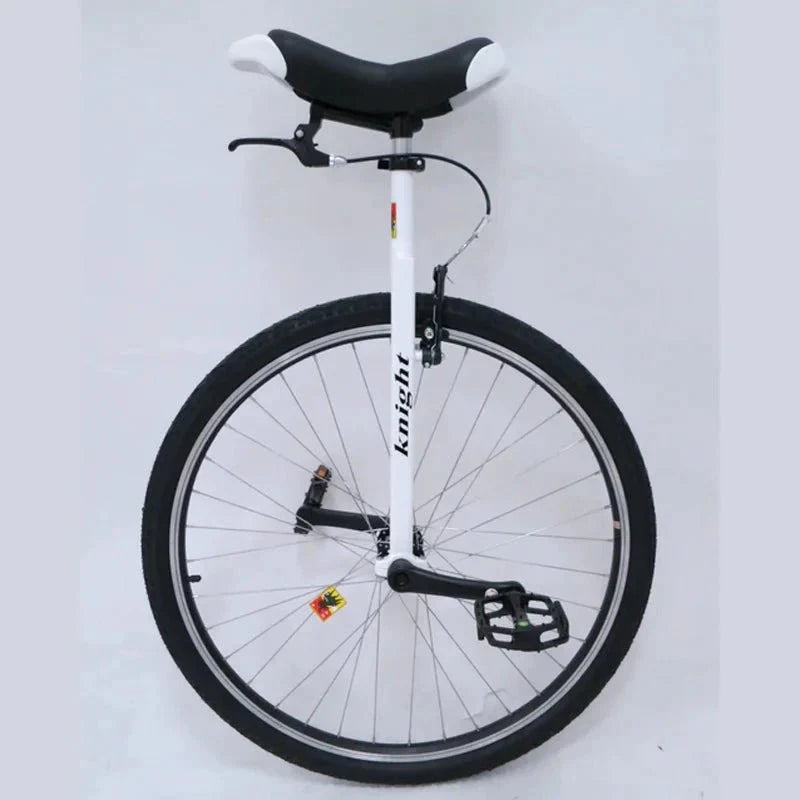 28" Unicycle with Brakes, Extra Large Heavy Duty Men Teens Boys Balance Bike, for Tall People Height 160-195Cm /63"-77"