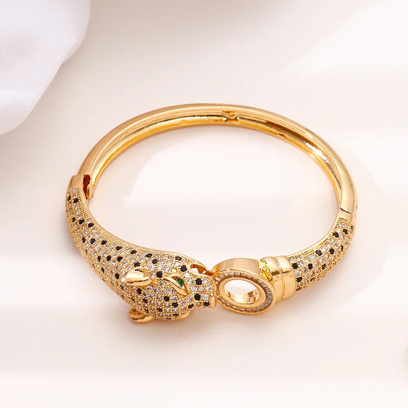 Envy NYC Envy NYC Leopard Bling Women's Bracelet — lifestyle worn / used context
