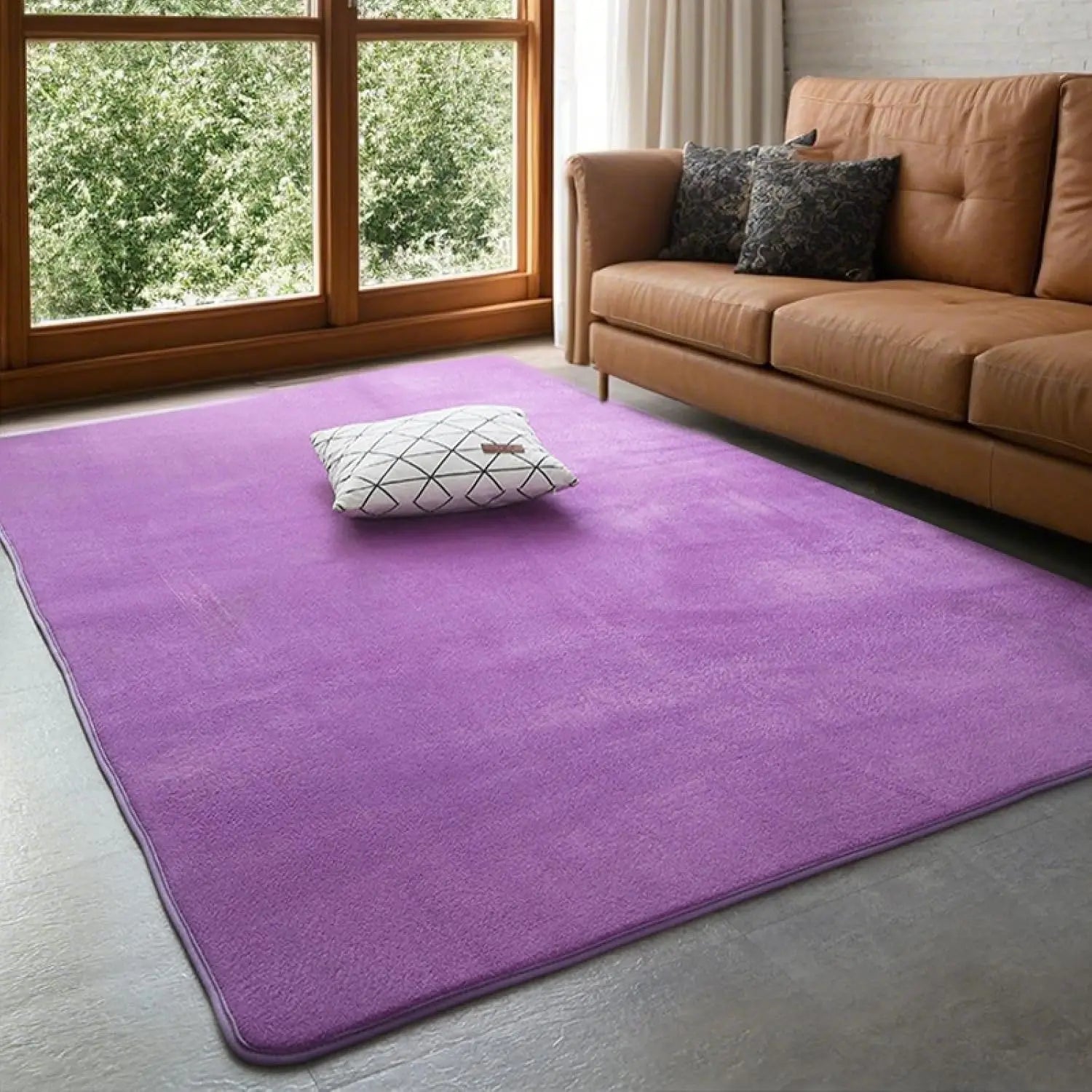Perfecsy VIKAMA Coral rugs, non-slip low ammunition bedroom living room floor heating in children's room dorm, home decor, el