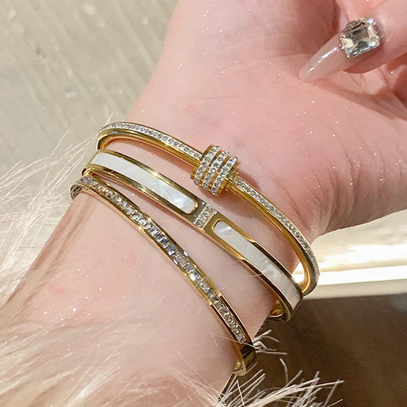 Envy NYC Envy NYC Designer 18K Titanium Steel Bracelet — main product shot