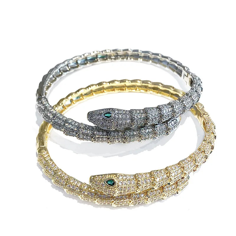 MyClosetAid Snake Bracelet (unisex) — alternative angle