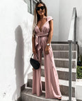Envy NYC Envy NYC Madison High Waist Wide Leg Jumpsuit — detail shot 7
