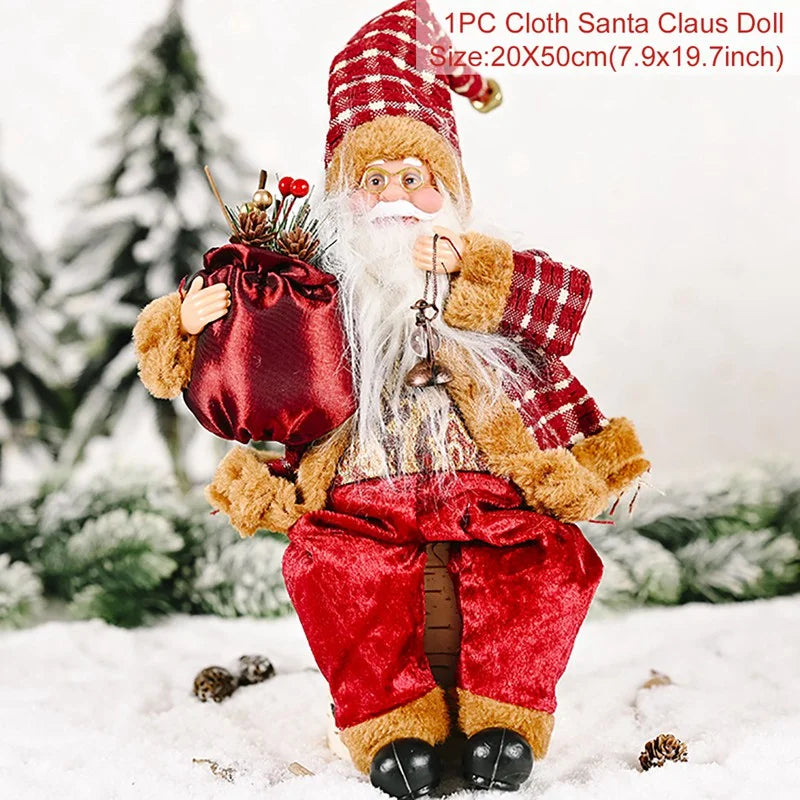 Christmas Doll Ornaments Merry Christmas Decorations For Home Table Decor Xmas Gift 2025 Navidad Natal New Year Decor 2026 Noel