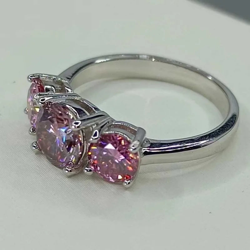 MyClosetAid 2CT Moissanite Ring VVS1 Lab Diamond Solitaire Ring — lifestyle context