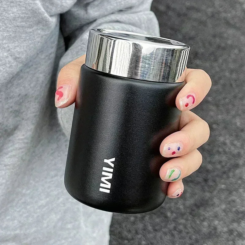 230ml Mini Stainless Steel 316 Thermos Mug Fashion Portable Pocket Vacuum Flask Coffee Tea Thermal Water Bottle Tumbler — view 8