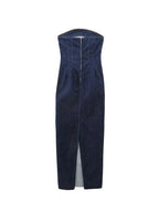 Envy NYC Envy NYC Denim Strapless Stretch Dress — product category context
