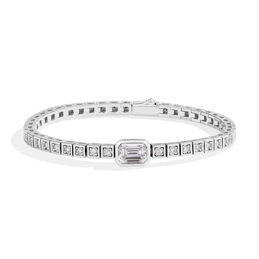 VVS1 D Moissanite Tennis Bracelet