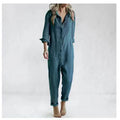 Envy NYC Envy NYC Lili Linen Vintage Jumpsuit — construction detail