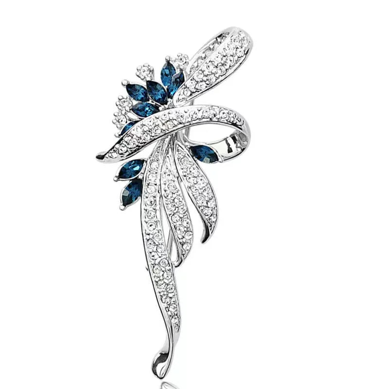 Envy NYC Croissant Brooch Plated Metal