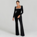 Envy NYC Envy NYC Women's Black Bandage Jumpsuit — main product shot