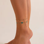 Envy NYC Envy NYC Clover Anklet Braclet — detail shot 8
