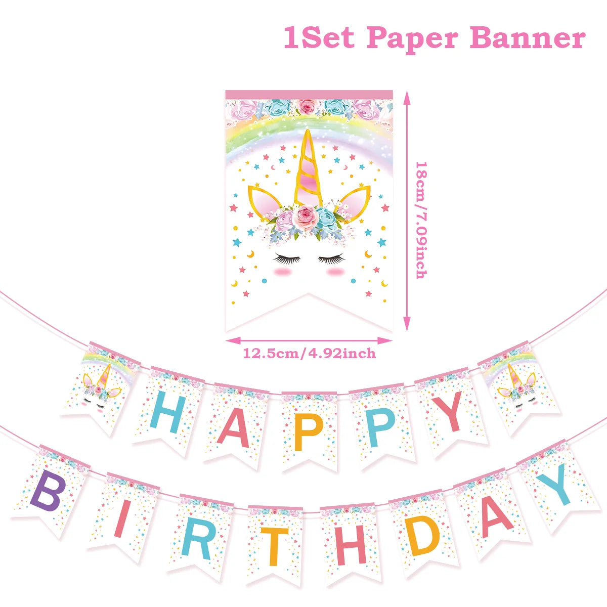 Perfecsy Unicorn Gift Boxes Birthday Party Decoration Kids Unicorn Party Favor Boxes Baby Shower Birthday Party Decorations S