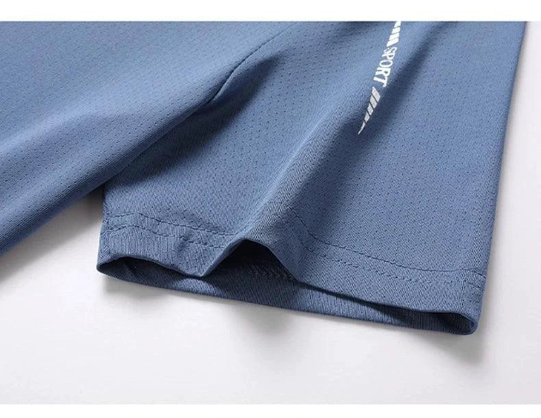 CHRLCK Men's Quick Dry Running T Shirt Size M Breathable Outdoor Sports Tee Hiking Fishing Summer Essentials