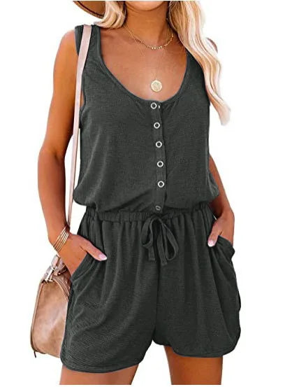 Envy NYC Casual Sleeveless Jumpsuit