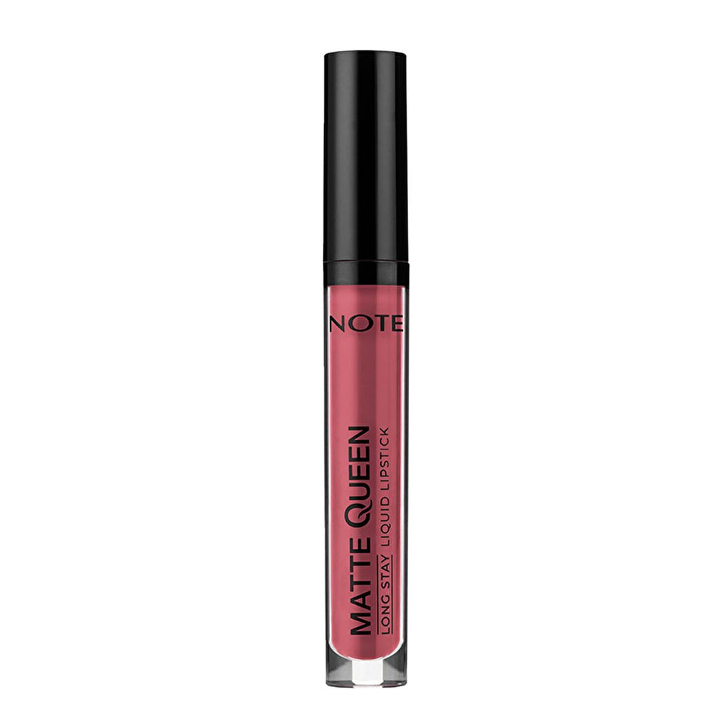 Note Cosmetics Matte Queen Liquid Lipstick - Long Lasting, Highly Pigmented Lip Color