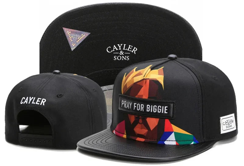 Classic Snapback Hat – Flat Bill Adjustable Baseball Cap