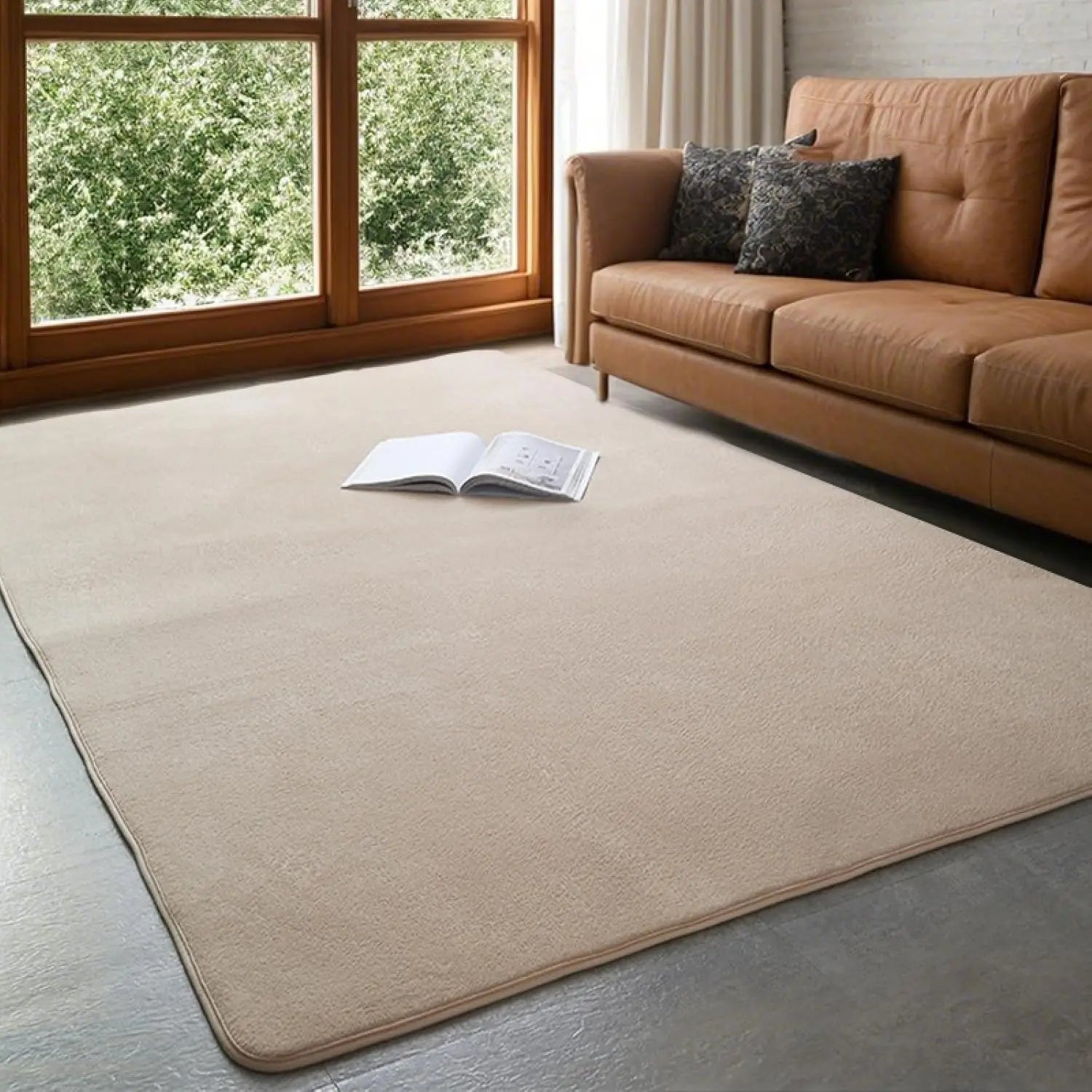 Perfecsy VIKAMA Coral rugs, non-slip low ammunition bedroom living room floor heating in children's room dorm, home decor, el