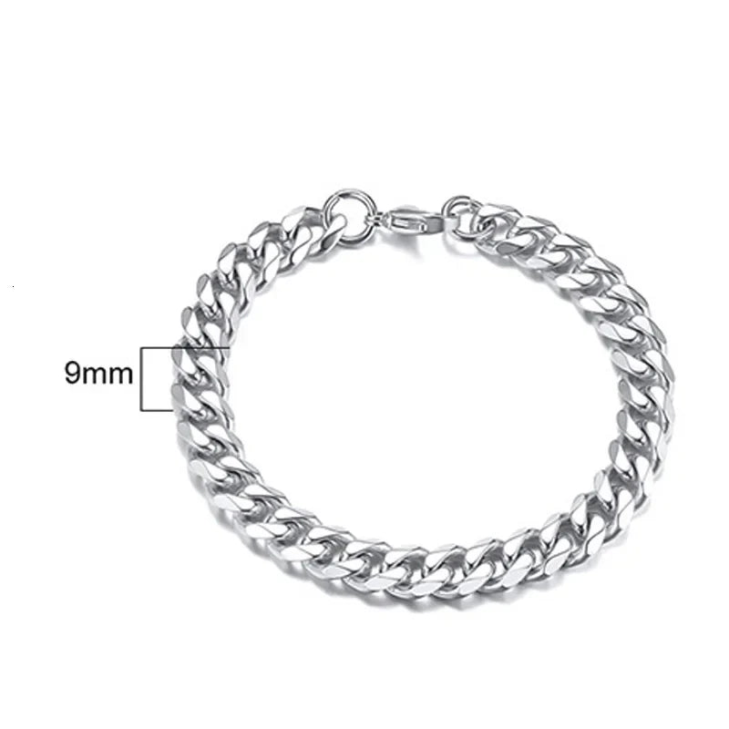 SORI STYLE Chain Bangle Bracelet — fabric or material detail