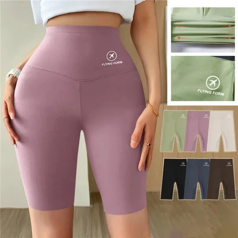 Perfecsy M-XL Women Shorts Sports Shorts For Women New Cycling Jogging Fitness High Waist Push Up Gym shorts Leggings Yoga Cl
