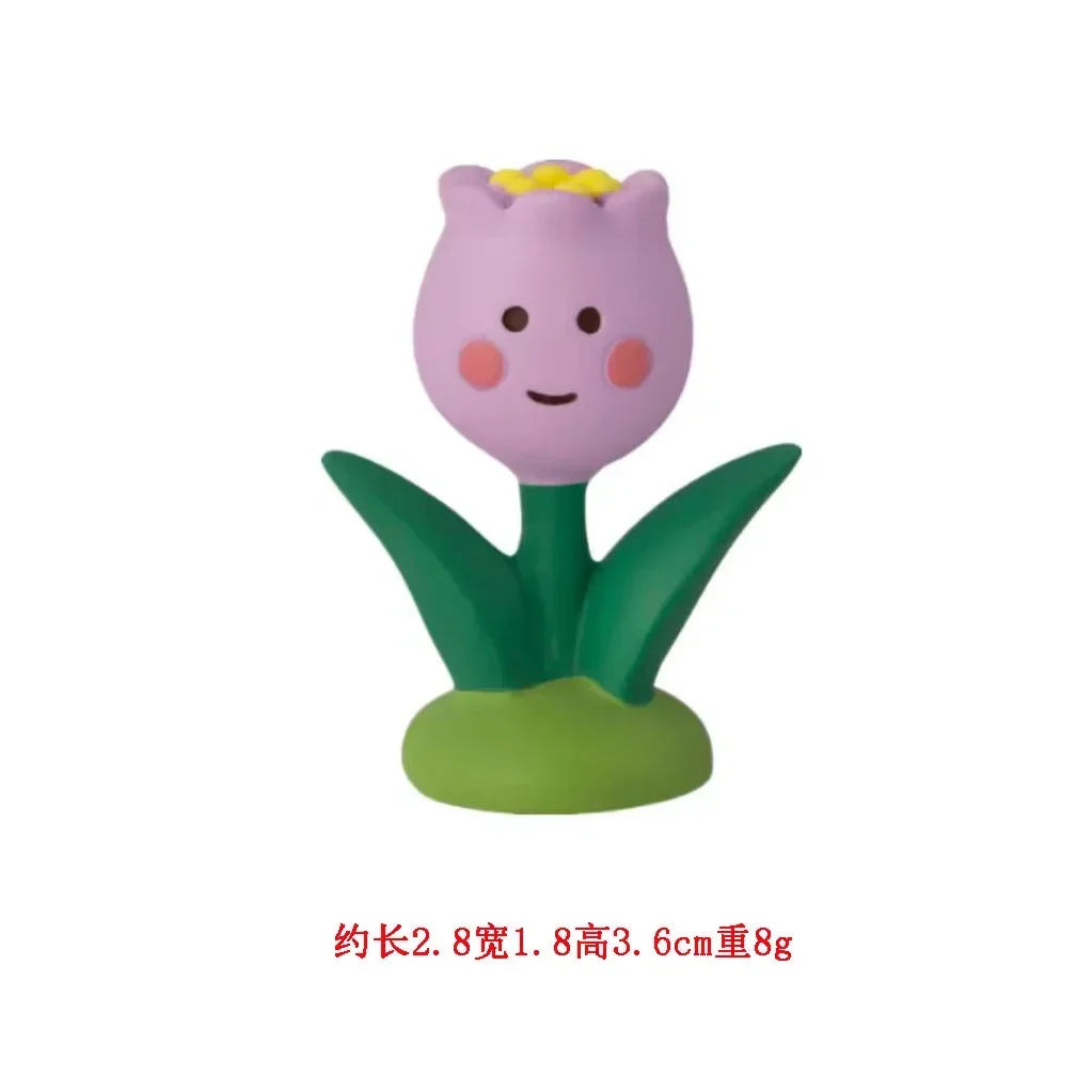 Perfecsy Spring-flowering Scene Decorate Home Decoration Garden Farm Scene Series Bookshelf Decoration Set Children's Toy Dol
