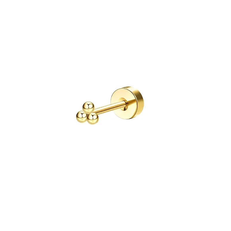 SORI STYLE Bobisty Stud Hoop Earrings — size reference
