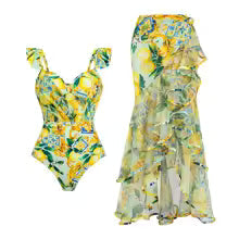 One Piece Swimsuit Push Up Women Swimwear