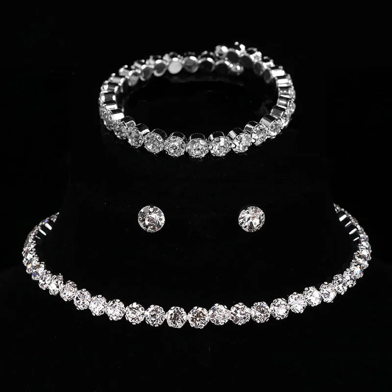 Envy NYC Envy NYC LUX Round Crystal Jewelry Set — main product shot