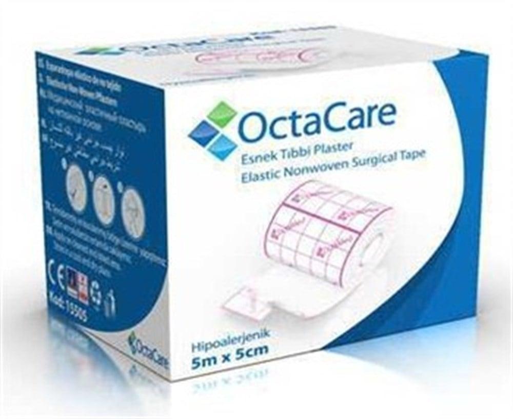 OctaCare Hypoallergenic Elastic Medical Tape - Breathable, X-Ray Permeable, 5m x 5cm