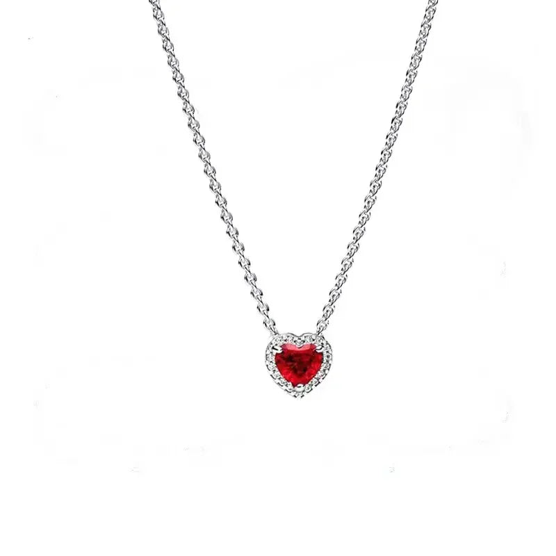 MyClosetAid Colorful Heart-Shaped Necklace — lifestyle context